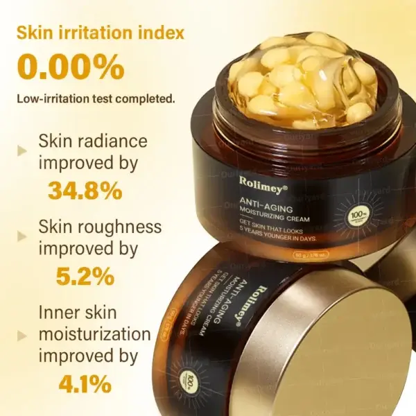 Anti-Aging Moisturizing Cream with Hyaluronic Acid – Retinol & Collagen