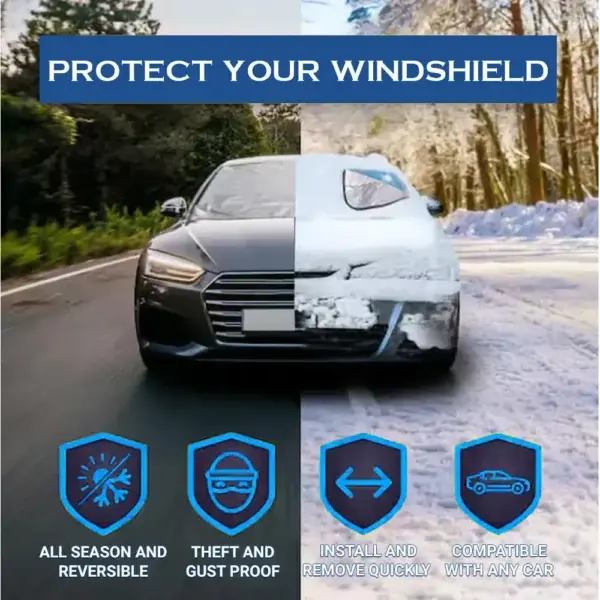 Anti-snow Magnetic Windshield Cover