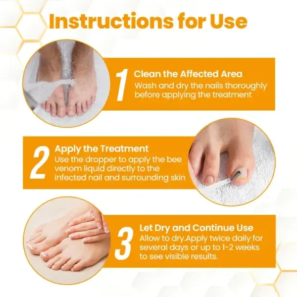BeeVenom Anti-Fungal Nail Renewal Oil