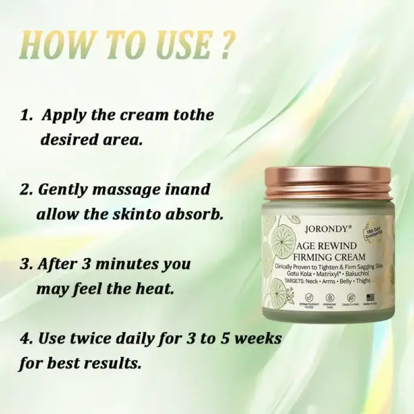Firming Cream——Visibly Firms in Just 21 Days – Without Surgery or Irritation