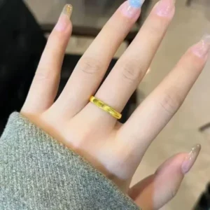 Lymphatic magnetic therapy cats eye ring