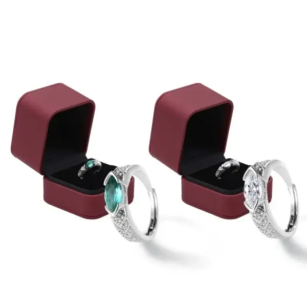 Magnetology Moissanite Diamond Ring