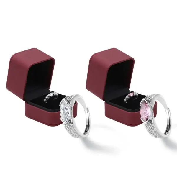 Magnetology Moissanite Diamond Ring