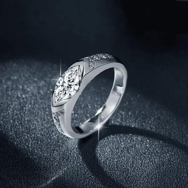 Magnetology Moissanite Diamond Ring