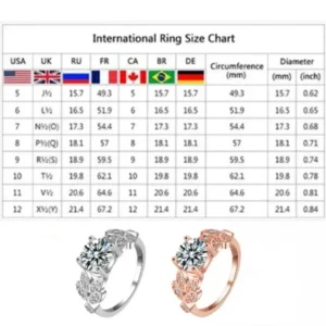 Magnetology Moissanite Diamond Ring