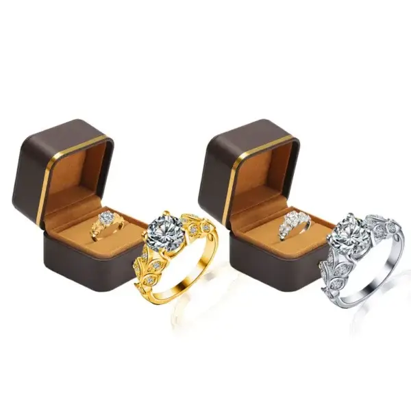 Magnetology Moissanite Diamond Ring
