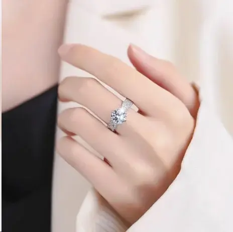 Magnetology Moissanite Diamond Ring