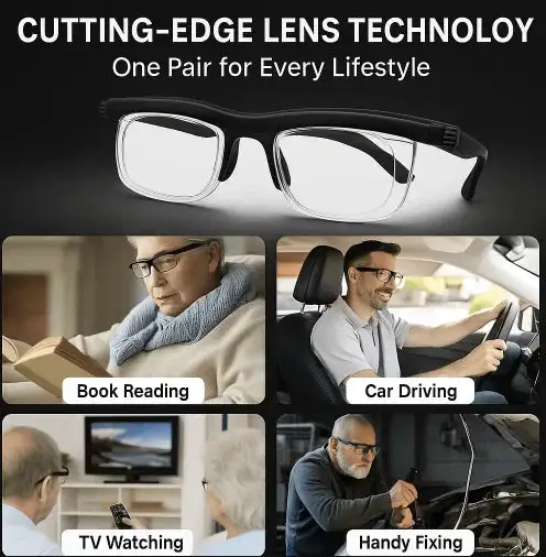 ADJUSTABLE FOCUS GLASSES See Every Moment Clearly With - Image 8