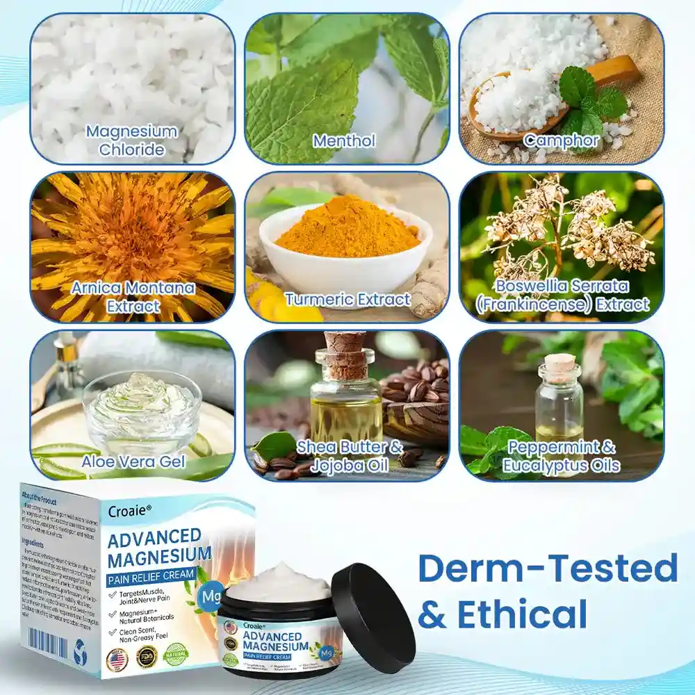 Advanced Magnesium Pain Relief Cream - Image 9
