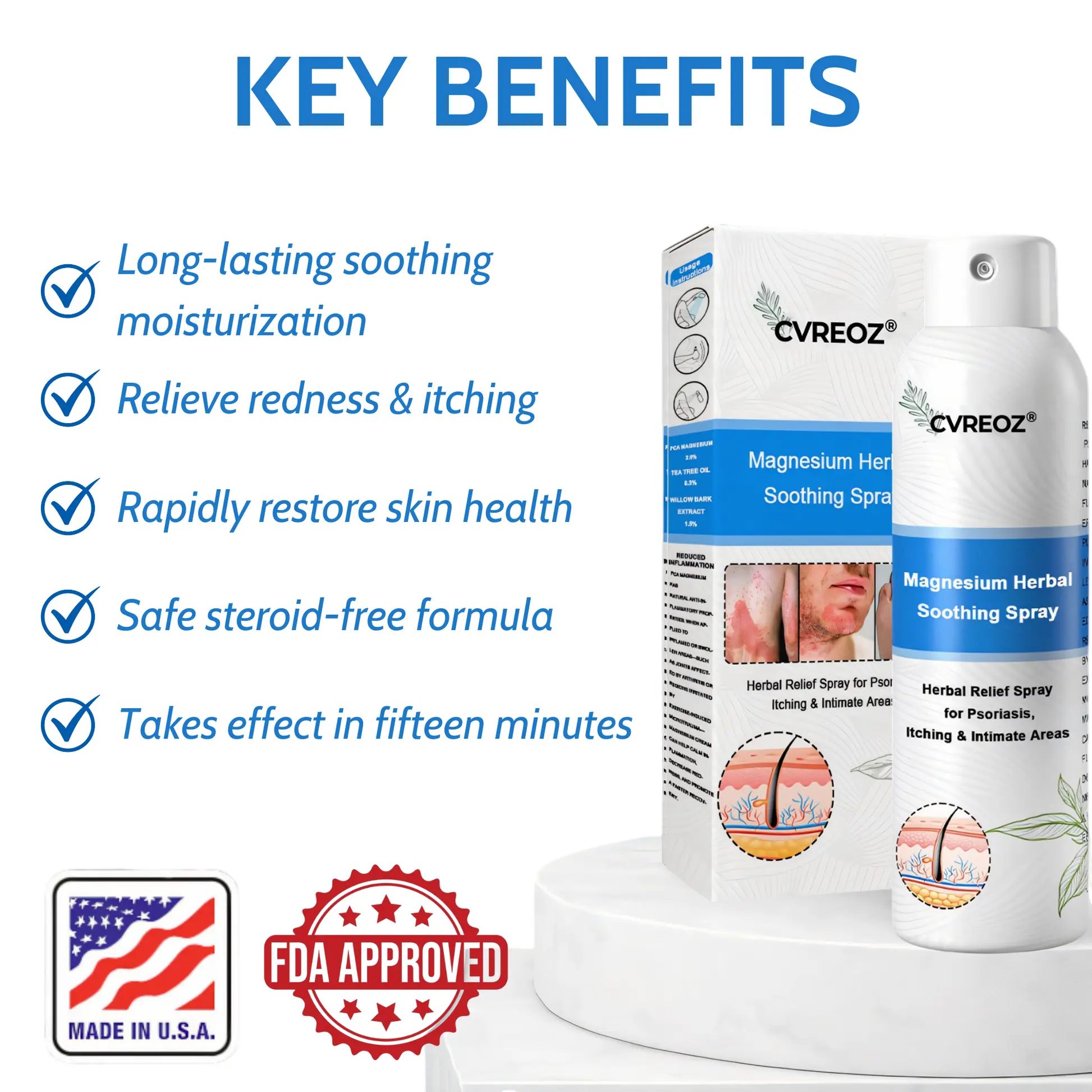 Magnesium Herbal Psoriasis Spray FDA Approved - Image 4