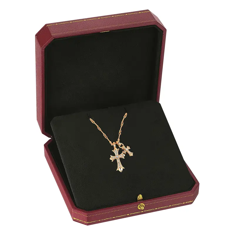 Lymphatic Magnetic Therapy Cross Design Diamond Necklace - Image 19
