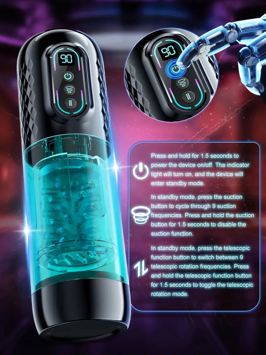 Smart Suction & Stroke Device – Fully Automated for Effortless Enjoyment - Image 8
