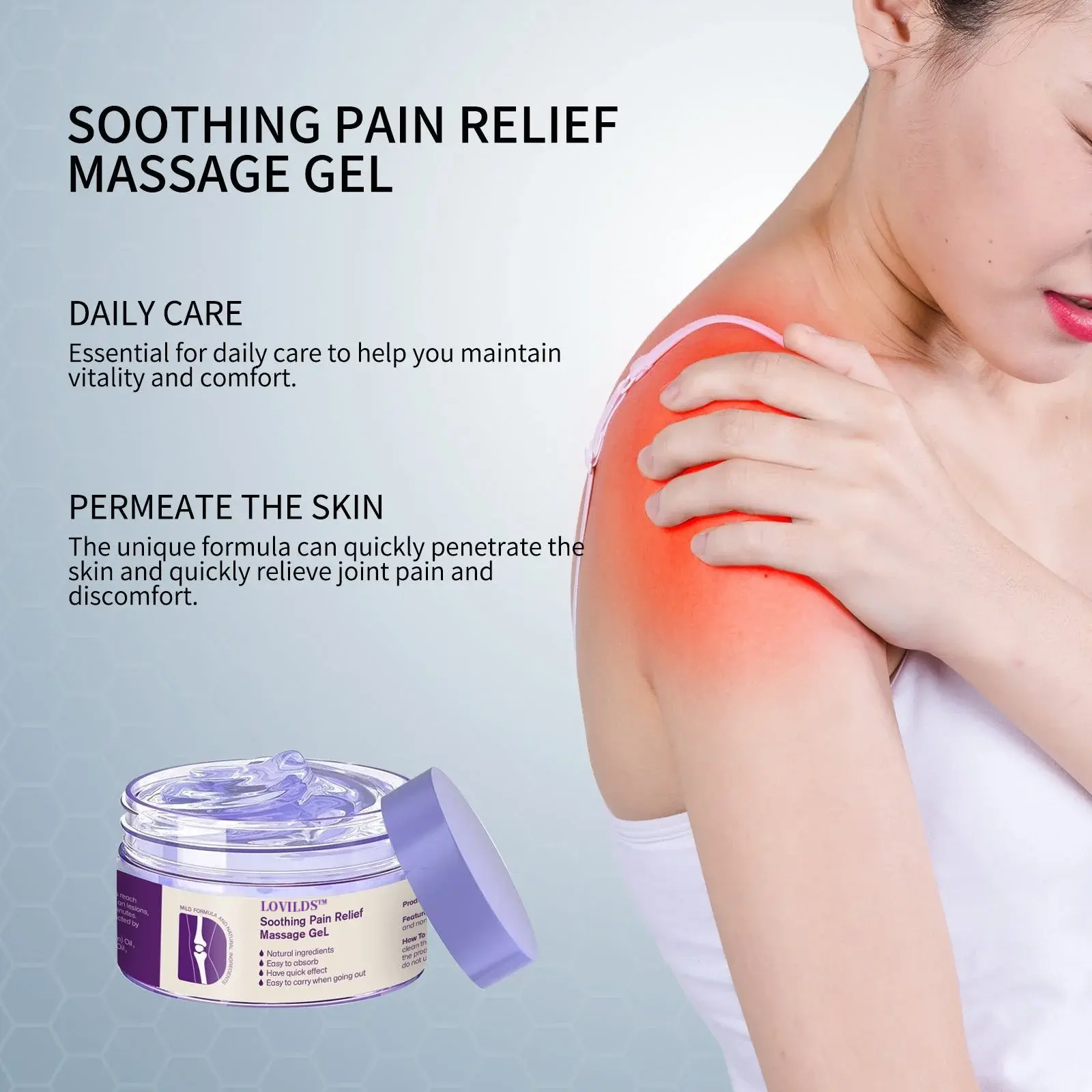 AOA-Approved Pain Relief Gel – With Turmeric & Emu Oil for Arthritis & Joint Support - Image 4