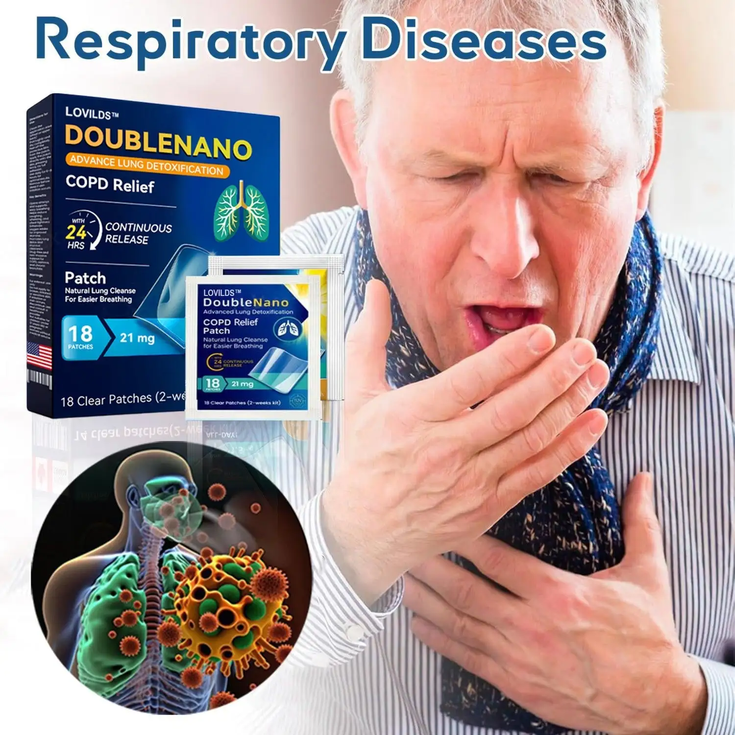 FDA Approved DoubleNano COPD Relief Patch - Image 2