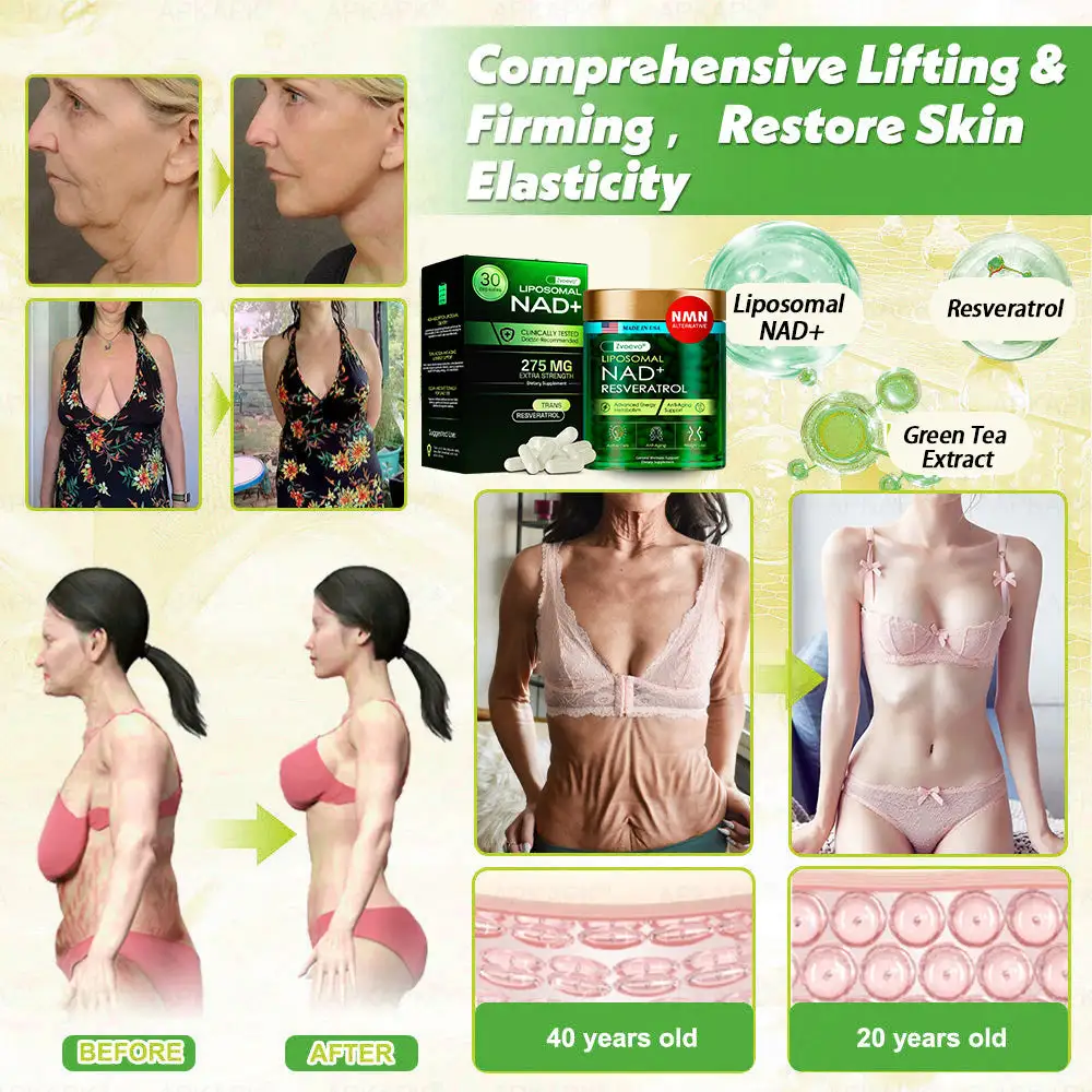 Liposomal NAD+ Resveratrol Capsule Supplement - Image 10