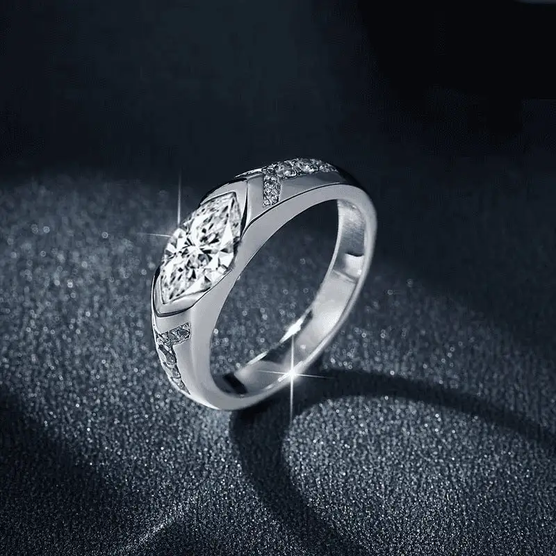 DIYSTAR Magnetology Moissanite Diamond Ring - Image 3