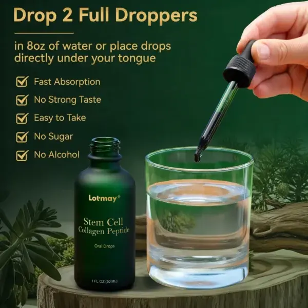 Stem Cell Collagen Peptide Oral Drops - Image 13