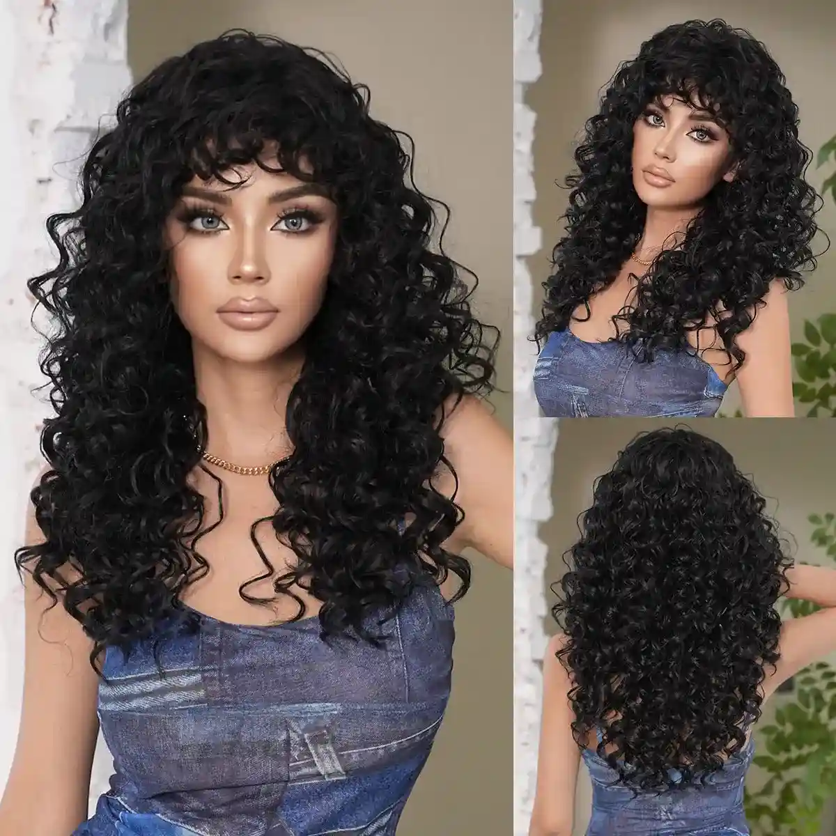 LOVILDS Effortless Shaggy Waves Big Hair Curly Hair Wig - Image 10