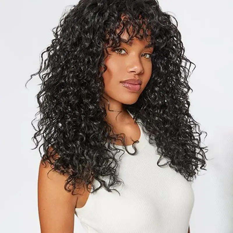 LOVILDS Effortless Shaggy Waves Big Hair Curly Hair Wig - Image 2