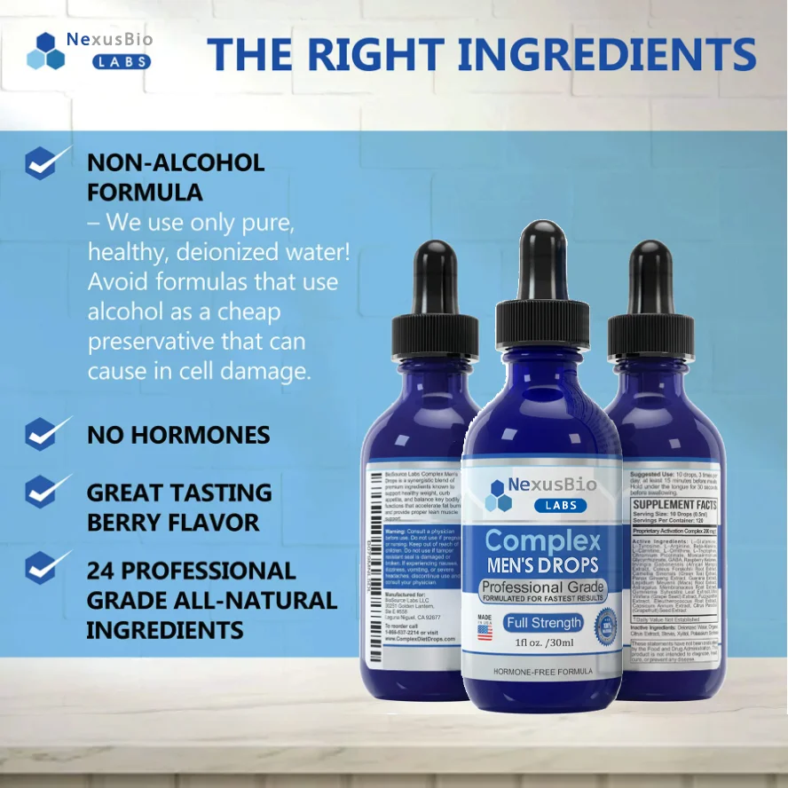 NexusBio Labs Complex Men's Drops - Image 5