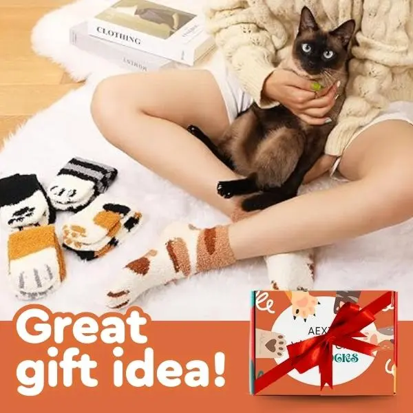 Winter Cat Paw Socks - Image 6