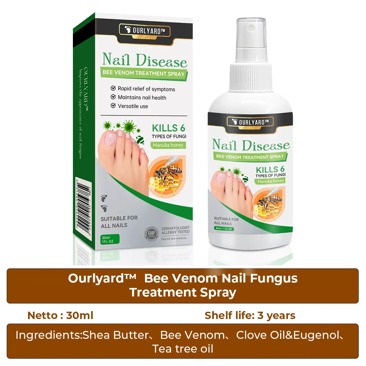 Bee Venom Nail Disease Treatment Spray - Image 7