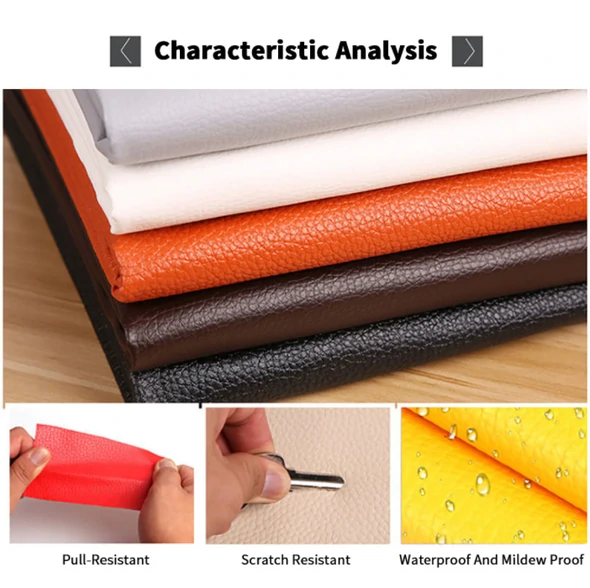 Self-Adhesive Leather Refinisher Cuttable Sofa Repair - Image 22