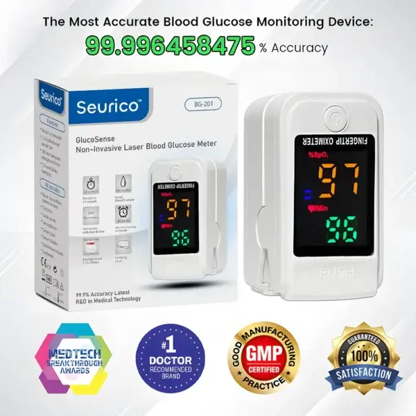 Ultra GlucoSense Non-Invasive Laser Blood Glucose Meter - Image 5