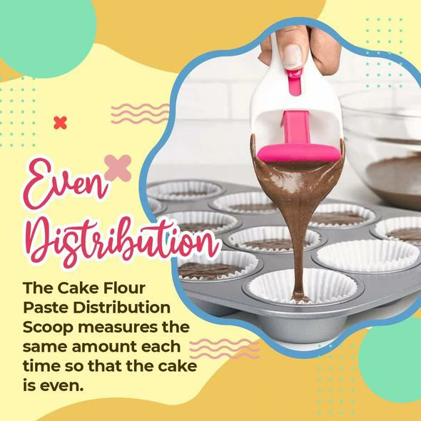 Cake Flour Paste Distribution Scoop - Image 2