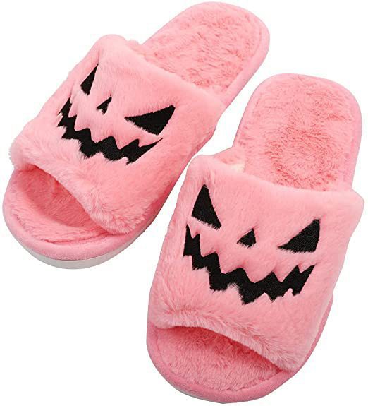 Halloween Soft Scary Pumpkin Slippers - Image 4