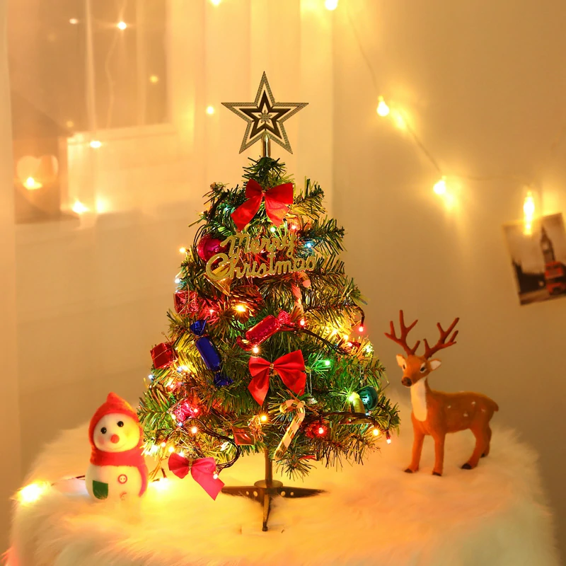 (Early Christmas Sales)Sparkly Christmas Tree With Snow Flower Lamp