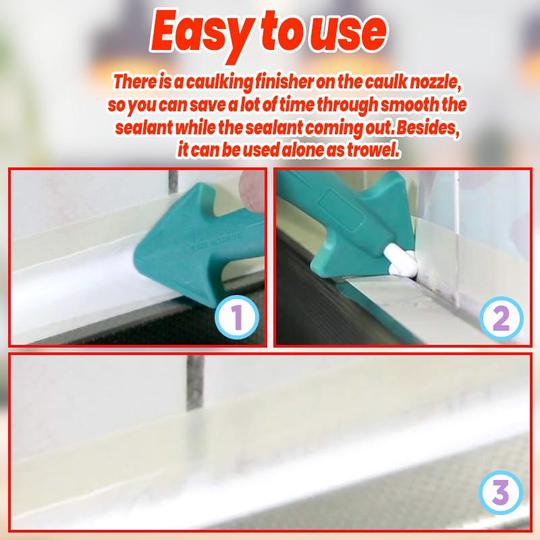Silicone Caulking Nozzle Finisher Set - Image 2