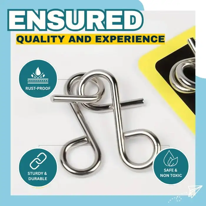 3D Metal Challenge Puzzle Toy - Image 8