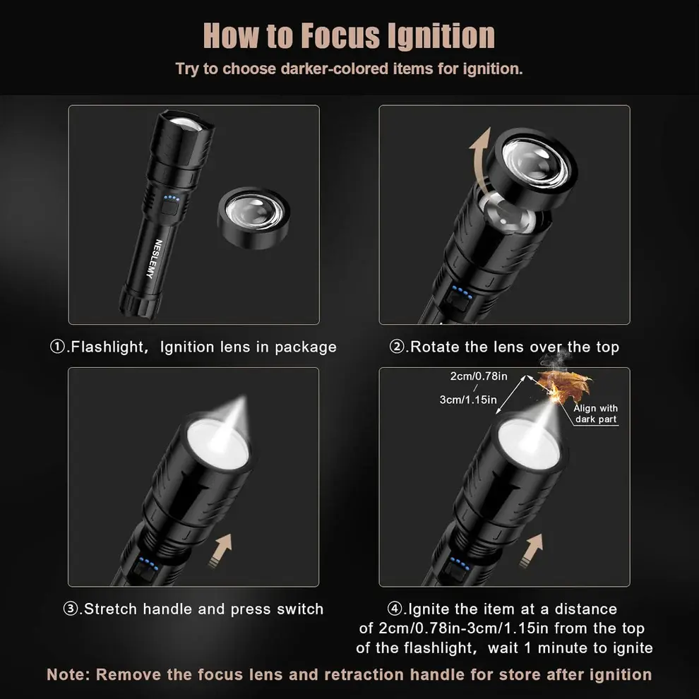 LED Flashlight – High Lumen Rechargeable Torch - Image 2