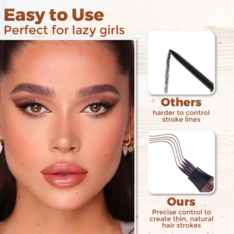 FineStroke 4-Tip Micro-blade Brow Pen - Image 4