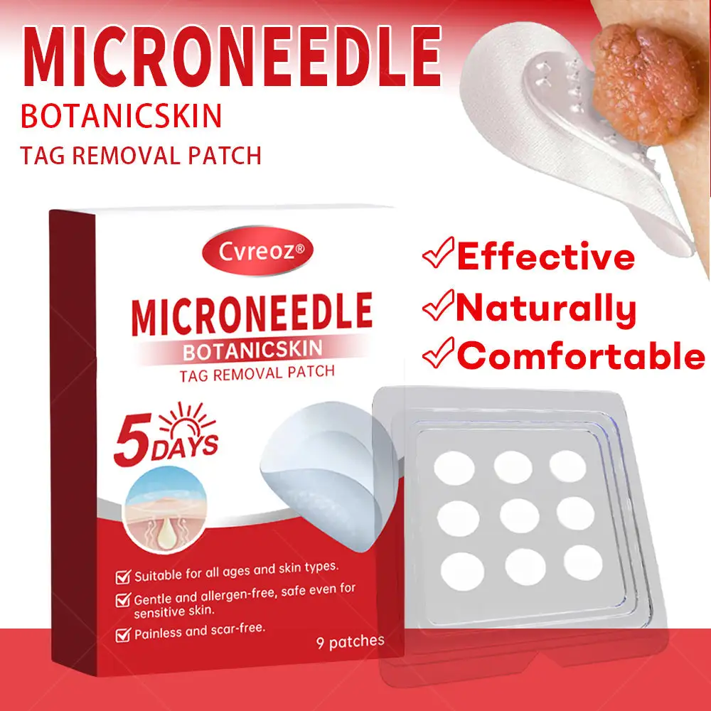 MicroNeedle BotanicSkin Tag Removal Patch