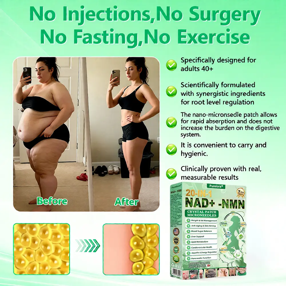 Crystal Microneedle Nano System with NAD⁺ Activation & 20-in-1 Slim & Healthy Pacth Solution - Image 13
