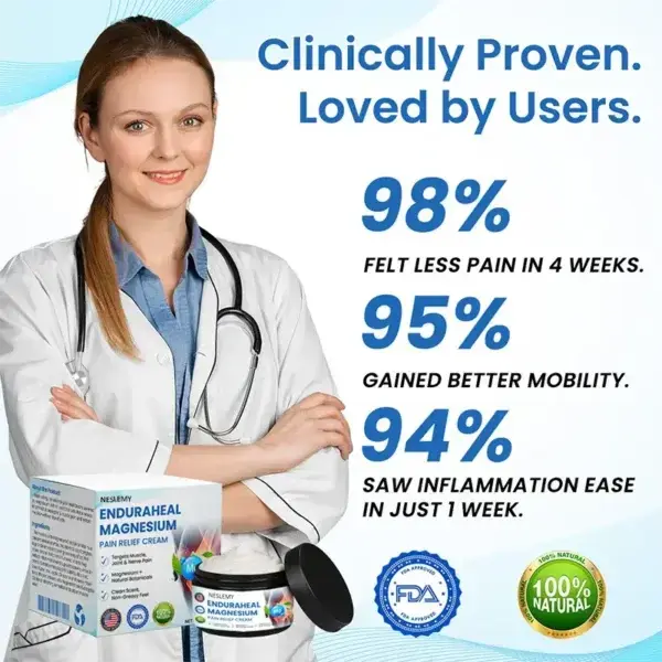 EnduraHeal Magnesium Pain Relief Cream - Image 5