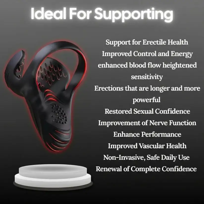 Vibrating Electric Male Masturbation Lock Ring - Image 11