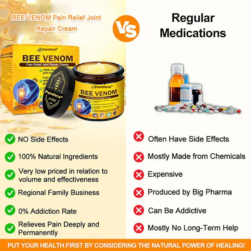 Bee Venom Pain Relief Joint Repair Cream - Image 13