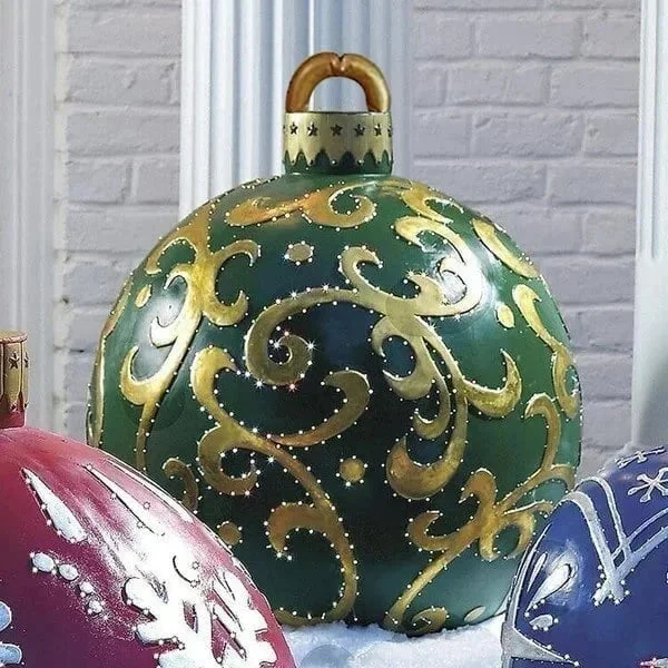 Outdoor Christmas PVC inflatable Decorated Ball - Image 3