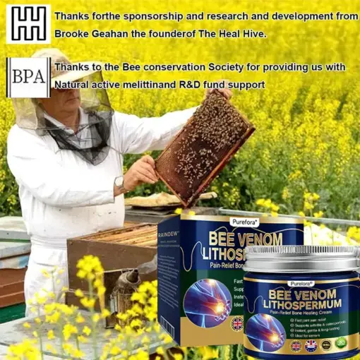 BEE VENOM LITHOSPERMUM Pain-Relief Bone Healing Cream