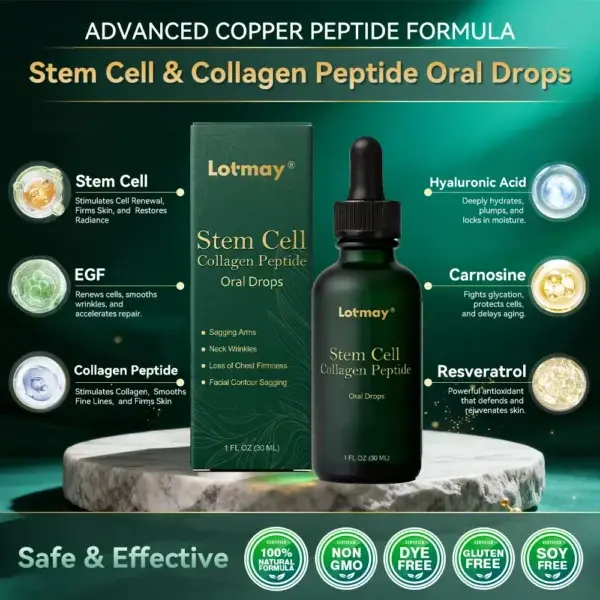 Stem Cell Collagen Peptide Oral Drops - Image 10