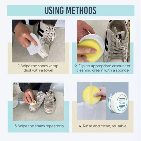 White Shoe Cleaning Cream - Image 7