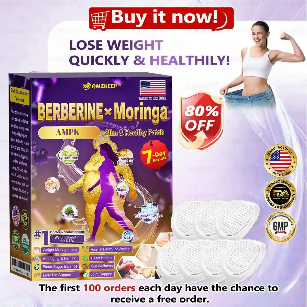 𝐁𝐞𝐫𝐛𝐞𝐫𝐢𝐧𝐞 × 𝐌𝐨𝐫𝐢𝐧𝐠𝐚 𝐒𝐥𝐢𝐦 & 𝐇𝐞𝐚𝐥𝐭𝐡𝐲 𝐍𝐚𝐧𝐨 𝐌𝐢𝐜𝐫𝐨𝐧𝐞𝐞𝐝𝐥𝐞 𝐏𝐚𝐭𝐜𝐡