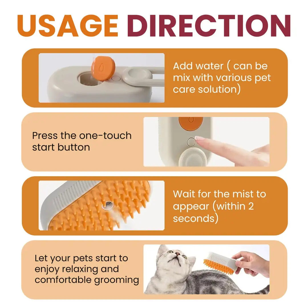 Steam Grooming Brush - Image 7