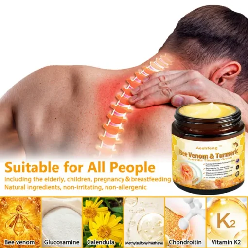 Bee Venom & Turmeric Arthritis Therapy Cream - Image 2