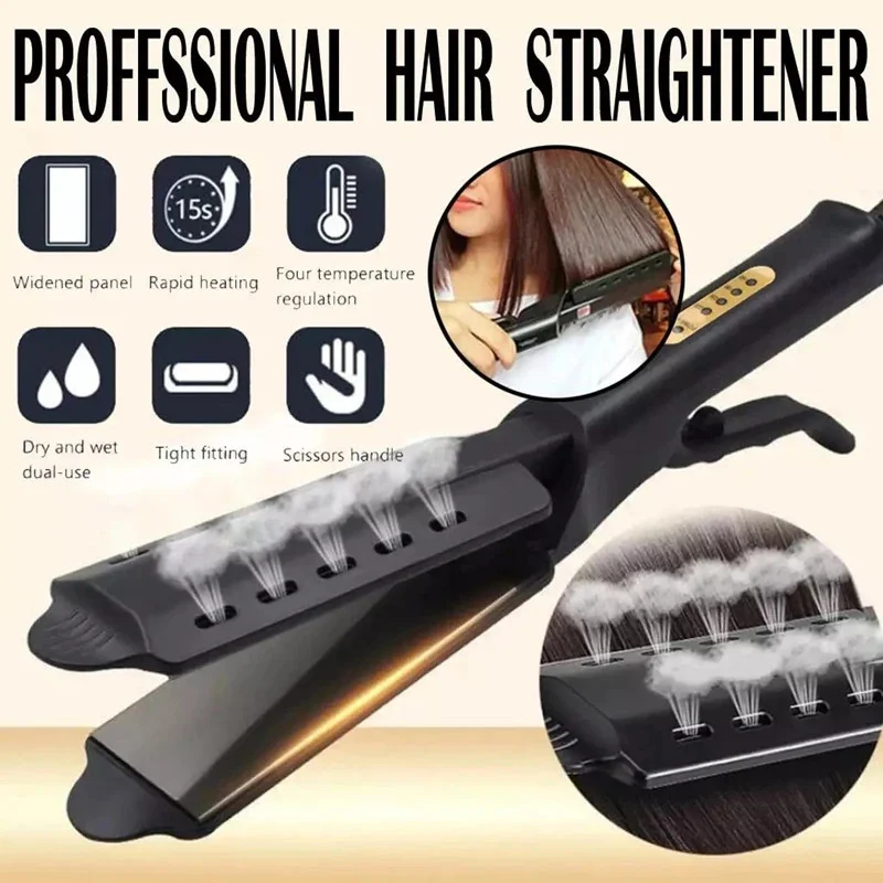 FLAT IRON HAIR STRAIGHTENER PROFESSIONAL HAIR STRAIGHTENING IRON - Image 5