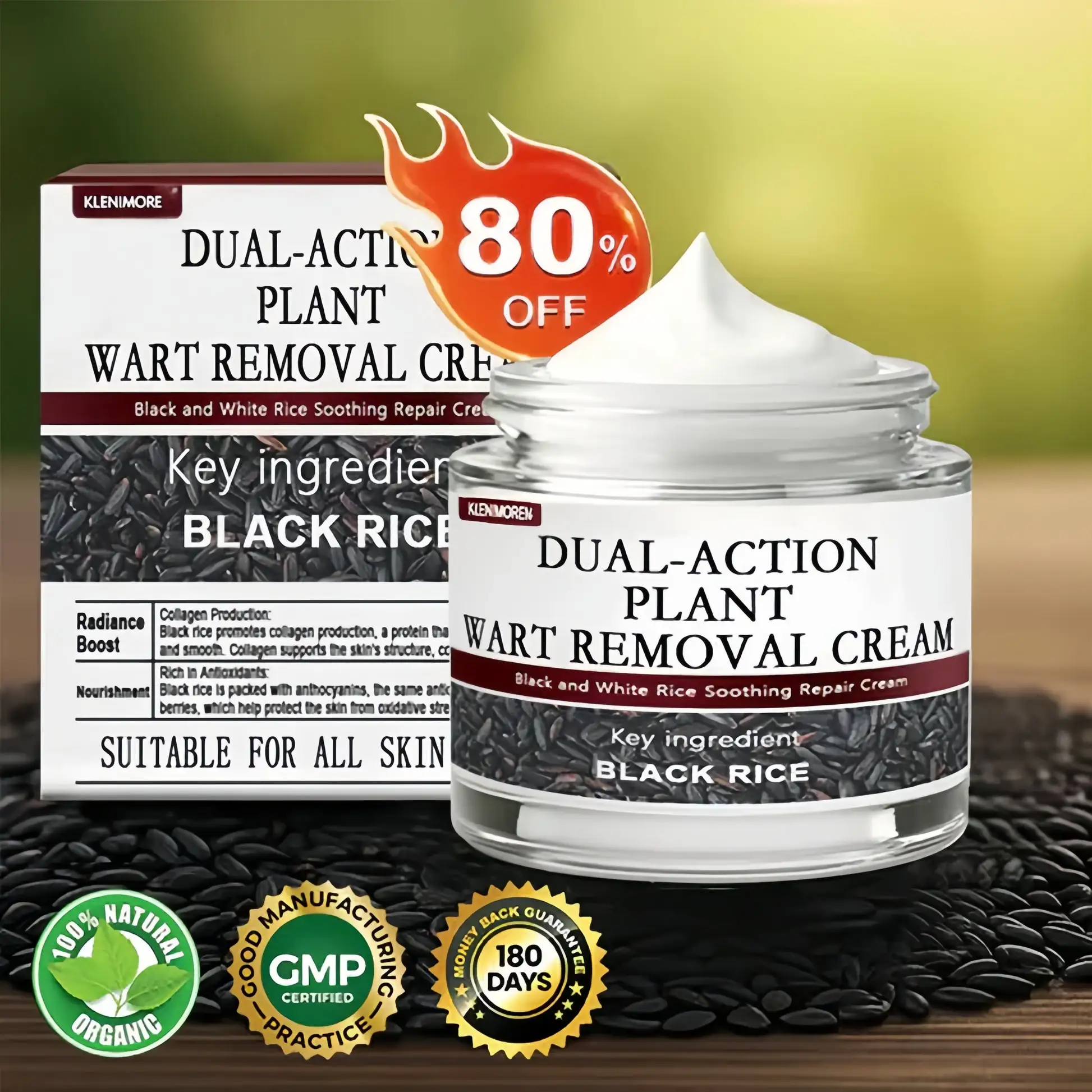 🔥First 100 :2nd ltem 60% Off🔥 Black Rice Soothing Repair Cream