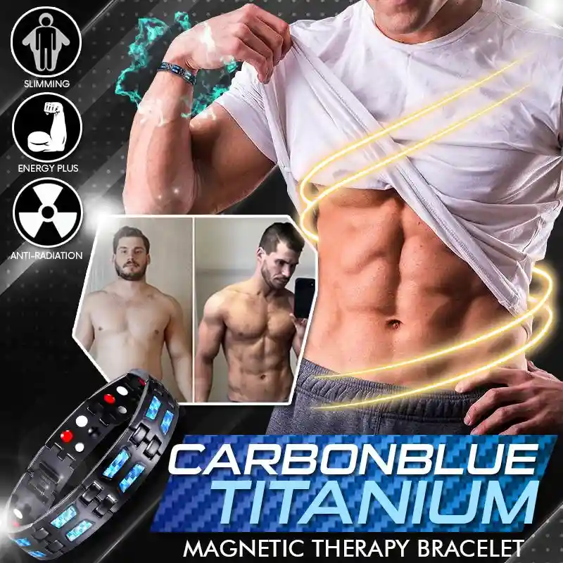 GFOUK Blue Carbon TitanBracelet - Image 2